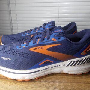 Brooks Adrenaline 23 GTS Blue Orange 1103911D438 Men's Running Shoes Size 9.5